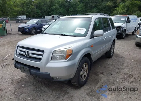 2008 Honda Pilot Ex-L из США, поврежденный, VIN 5FNYF18508B047520